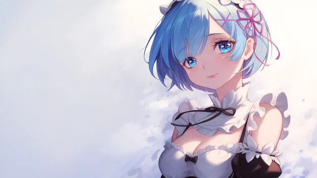 Rem Re Zero Anime Soft Colors wallpaper from Pixipics
