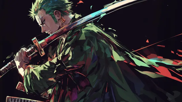 Roronoa Zoro One Piece Swordsman wallpaper from Pixipics