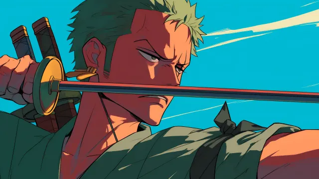 Roronoa Zoro Swordfighter wallpaper from Pixipics