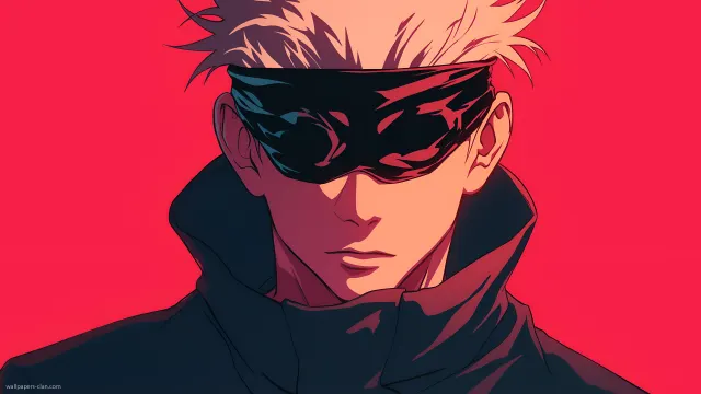 Satoru Gojo Jujutsu Kaisen Red wallpaper on Pixipics