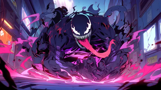 Scary Venom City wallpaper on Pixipics