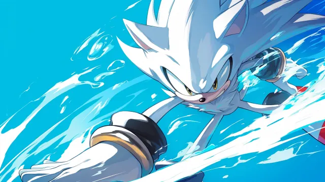 Silver The Hedgehog Using Psychokinesis wallpaper on Pixipics