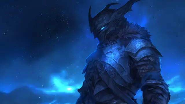 Skyrim Dragonborn Warrior Dark Nordic Armor wallpaper from Pixipics