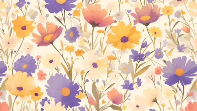 Spring Aesthetic Floral wallpaper on Pixipics