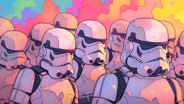 Star Wars Stormtroopers Army wallpaper on Pixipics