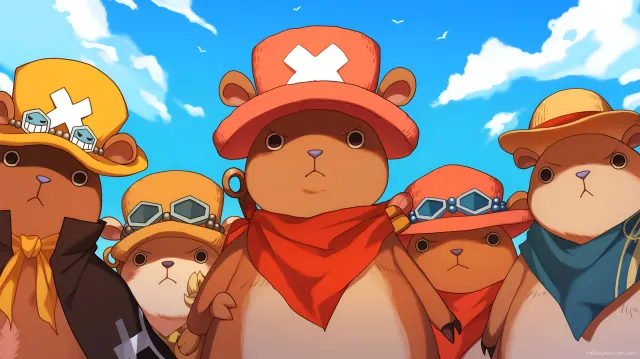 Straw Hat Capybaras One Piece wallpaper on Pixipics