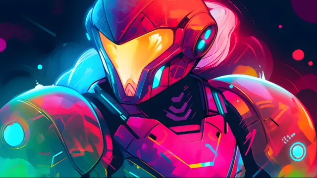 Super Metroid Samus Aran Colorful wallpaper from Pixipics
