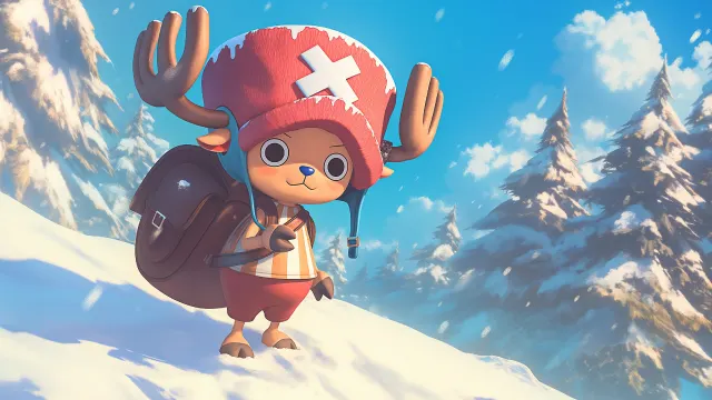 Tony Tony Chopper One Piece Winter wallpaper on Pixipics