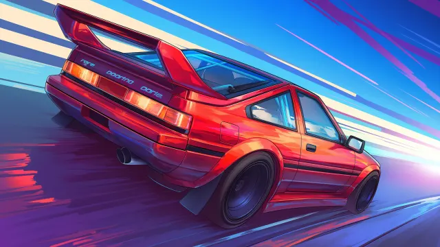 Toyota Ae86 Speed Drifting wallpaper on Pixipics