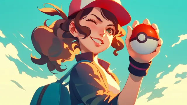 Trainer Ready For Pokemon Battle wallpaper on Pixipics