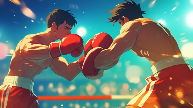 Two Boxers Blurred wallpaper on Pixipics