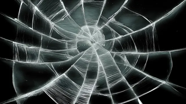 Ultra Realistic Cracked Glass Closeup wallpaper on Pixipics
