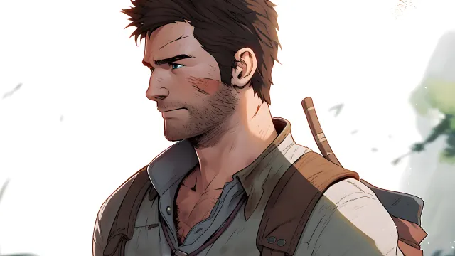 Uncharted Nathan Drake White wallpaper on Pixipics