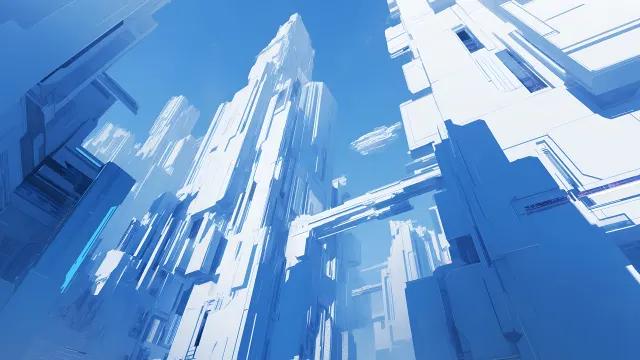 Urban Future Glowing City wallpaper on Pixipics