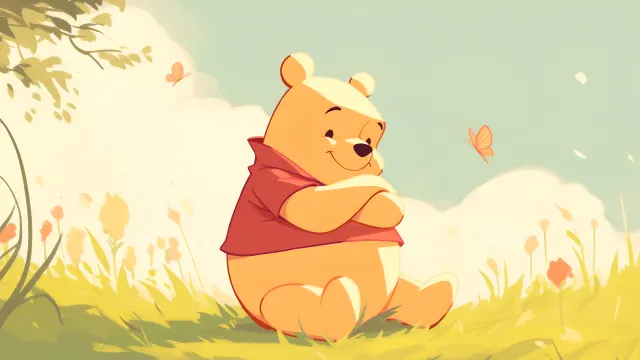 Winnie The Pooh Cute wallpaper on Pixipics