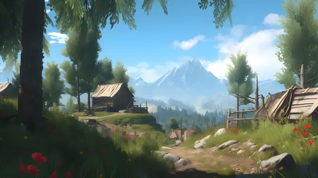 Witcher 3 Landscape wallpaper on Pixipics