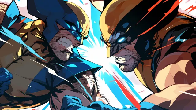Wolverine Versus Himself X Men Marvel Comics wallpaper on Pixipics