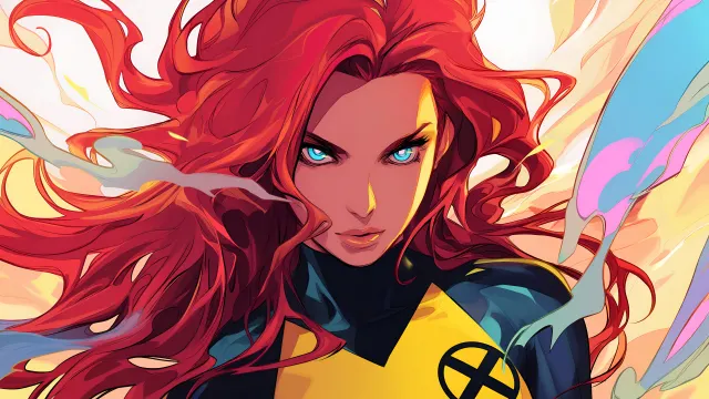 X Men Jean Grey Focused wallpaper on Pixipics
