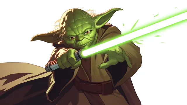 Yoda Lightsaber Clipart wallpaper on Pixipics