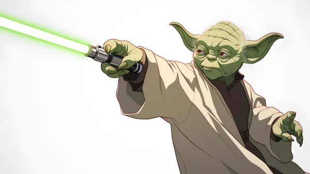 Yoda Lightsaber Star Wars wallpaper on Pixipics