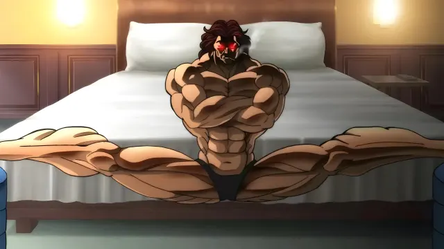 Yujiro Hanma Splits Baki Anime wallpaper on Pixipics