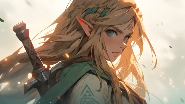 Zelda Link Sword Aesthetic wallpaper on Pixipics