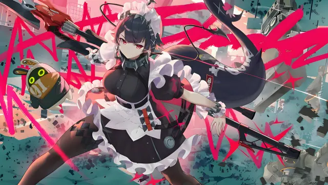 Zenless Zone Zero Maid Battle Ellen Joe wallpaper on Pixipics