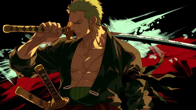 Zoro One Piece Cool Black wallpaper on Pixipics