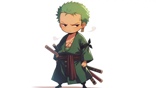 Zoro One Piece Cute Warrior wallpaper on Pixipics