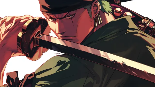 Zoro Sword Strike One Piece wallpaper on Pixipics