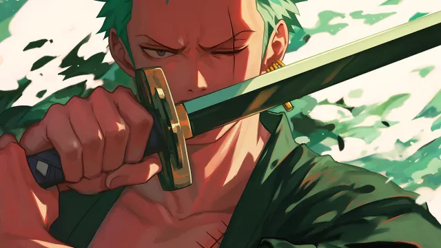 Zoro Swordsmanship One Piece wallpaper on Pixipics