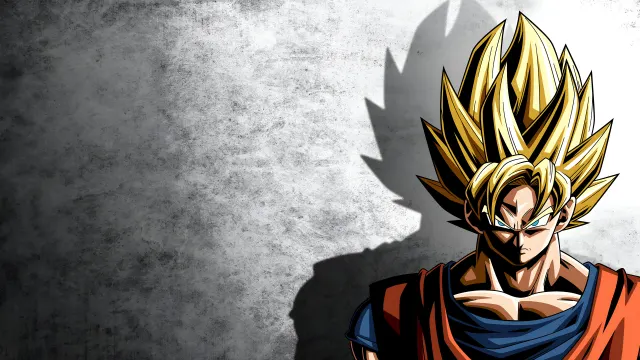Goku Warrior Glare Intense Golden Hair wallpaper on Pixipics
