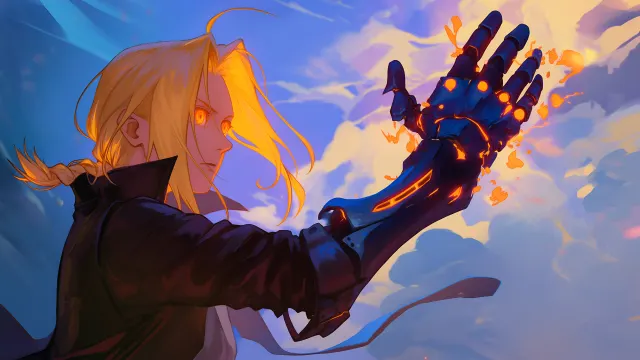 Edward Elric Automail Alchemy Energy wallpaper on Pixipics