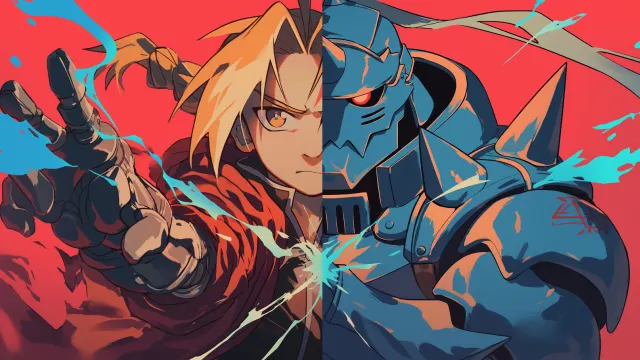 Fullmetal Edward Alphonse Brotherhood wallpaper on Pixipics