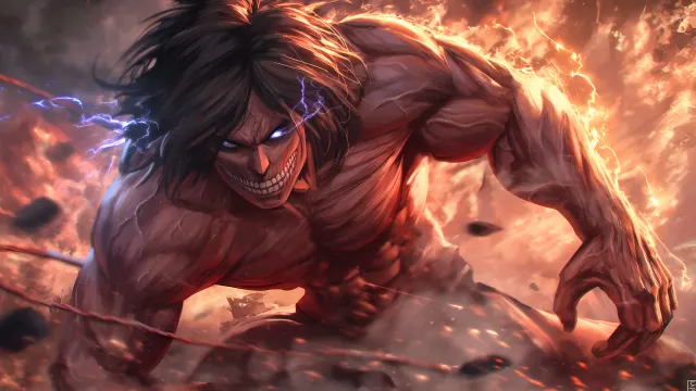 Attack On Titan Eren Yeager Attack Titan wallpaper on Pixipics