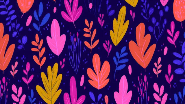 Colorful Fall Leaves And Plants wallpaper on Pixipics