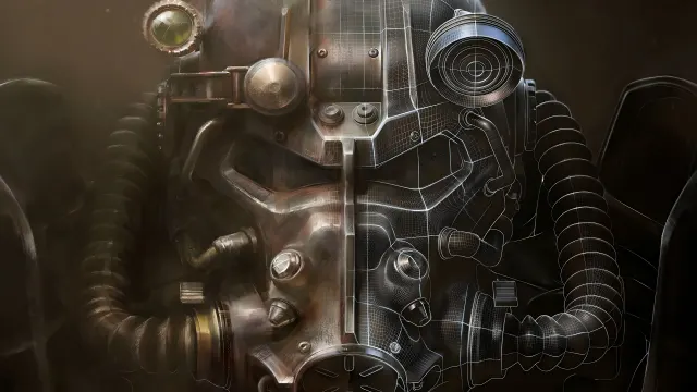 Fallout Power Armor T60 Blueprint wallpaper on Pixipics