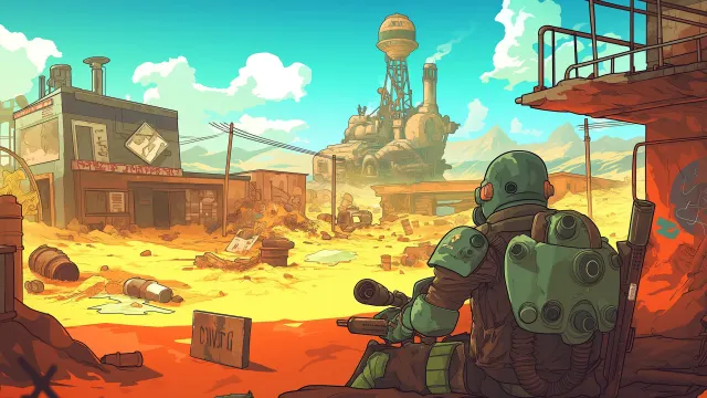 Fallout Wasteland Scout wallpaper on Pixipics