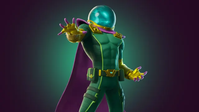 Mysterio Green Glow Fortnite wallpaper on Pixipics