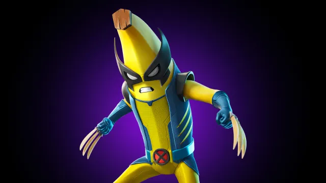 Peely Wolverine Fortnite wallpaper on Pixipics