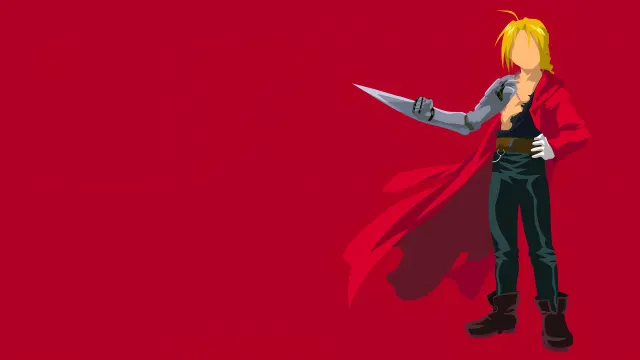 Fullmetal Alchemist Edward Elric Red wallpaper on Pixipics