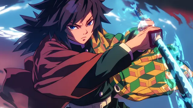 Demon Slayer Giyu Tomioka Calm Resolve wallpaper on Pixipics