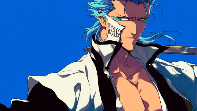 Bleach Grimmjow Fierce Pose wallpaper on Pixipics
