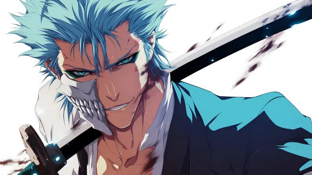 Bleach Grimmjow Jaegerjaquez Holding Sword wallpaper on Pixipics