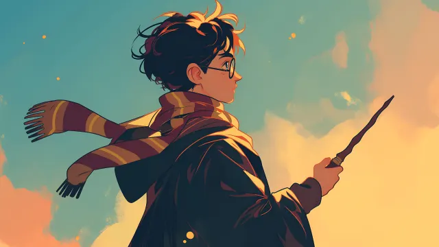 Harry Potter Magic Wand Glowing Sky wallpaper on Pixipics