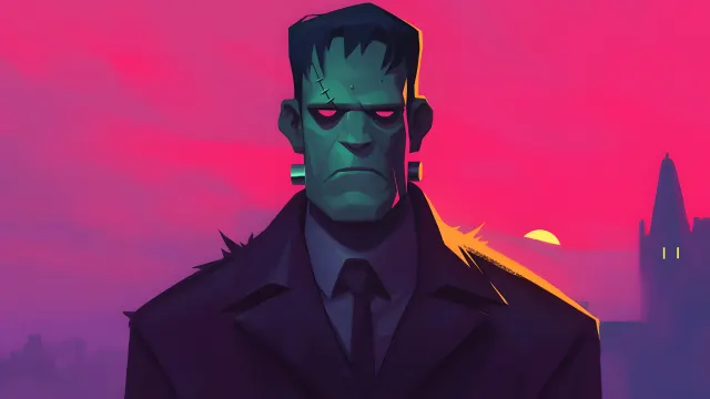 Frankenstein Cartoon Horror wallpaper on Pixipics