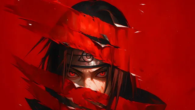 Naruto Itachi Uchiha Red Shadow wallpaper on Pixipics