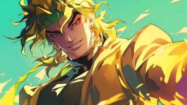 Jojo Bizarre Adventure Dio Brando Golden Ambition wallpaper on Pixipics