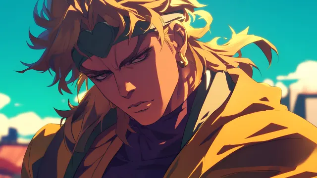 Jojo S Bizarre Adventure Dio Brando Menacing wallpaper on Pixipics