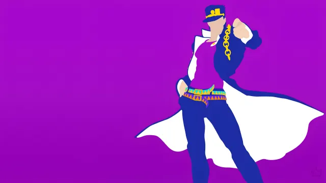 Jojo Bizarre Adventure Jotaro Kujo Minimal wallpaper on Pixipics